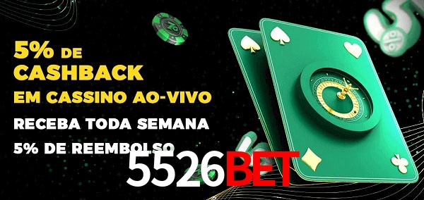 Promoções do cassino ao Vivo 5526bet